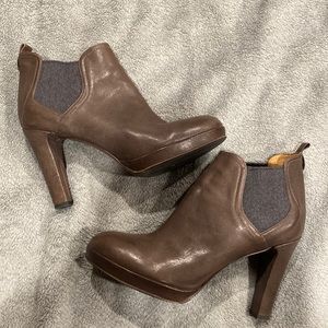 Alberto Fermani Brown/grey booties size 40.5